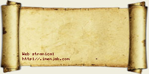 Brnča Adamović vizit kartica